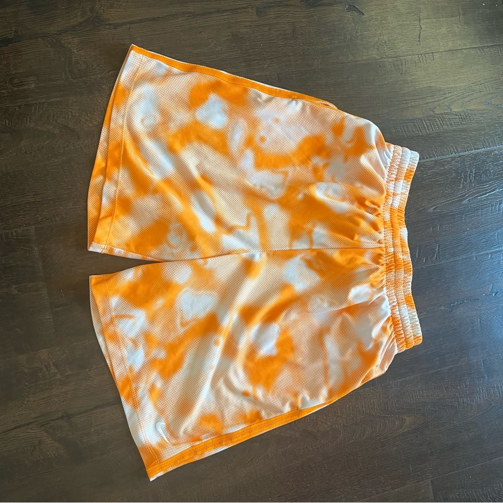 Orange Tie-Dye Kids Shorts